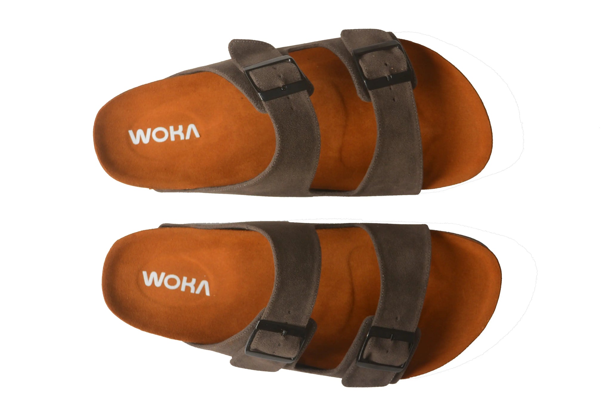 Moreno double strap Dark Gray WOKA