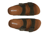 Moreno double strap Olive WOKA
