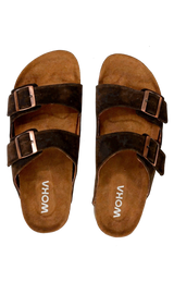 Moreno double strap brown