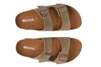 Moreno double strap Beige - WOKA