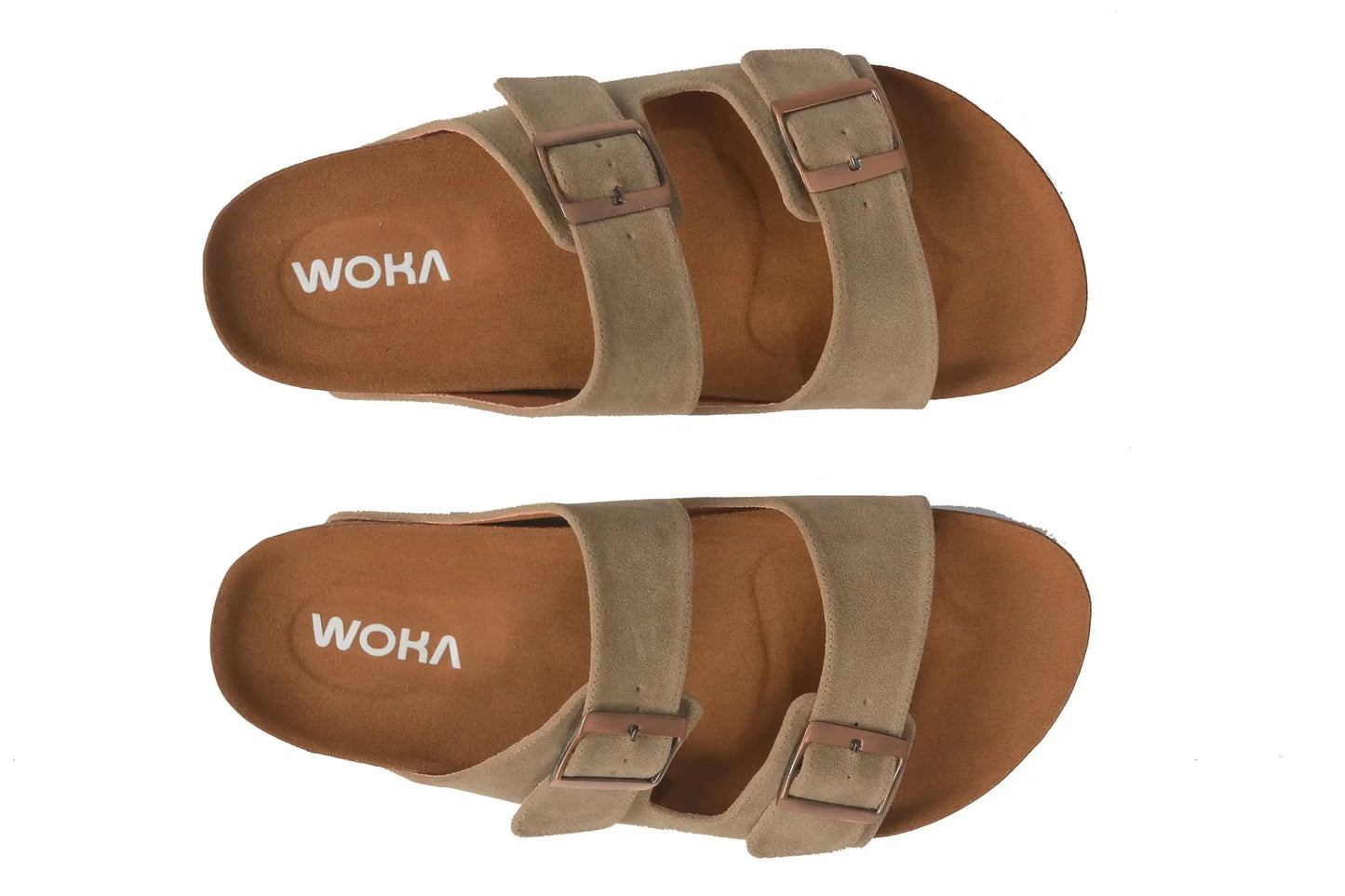 Moreno double strap Beige - WOKA