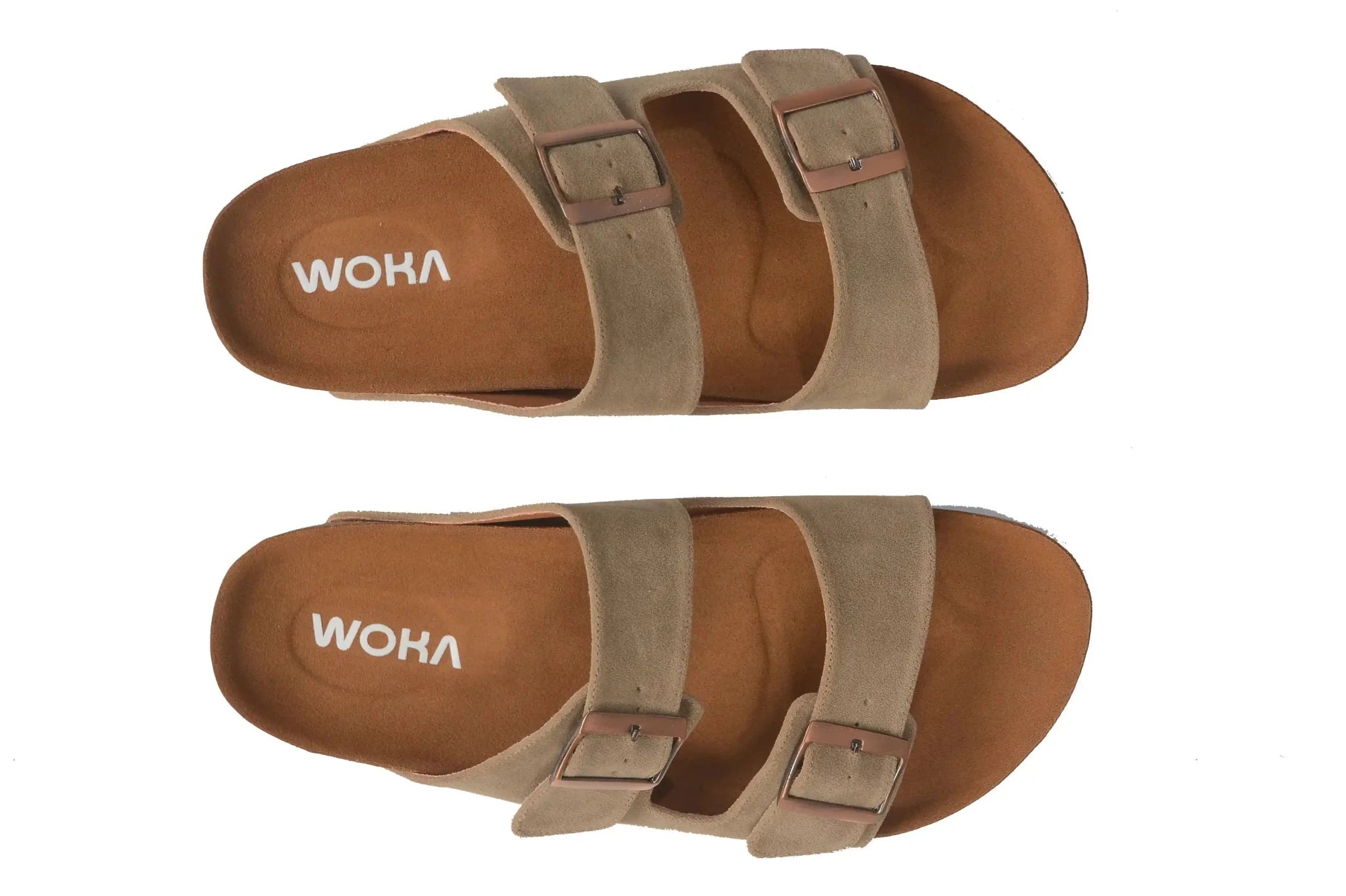 Moreno double strap Beige - WOKA