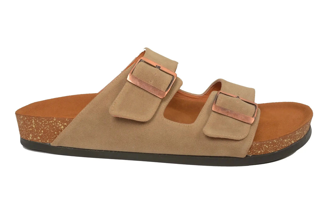 Moreno double strap Beige - WOKA