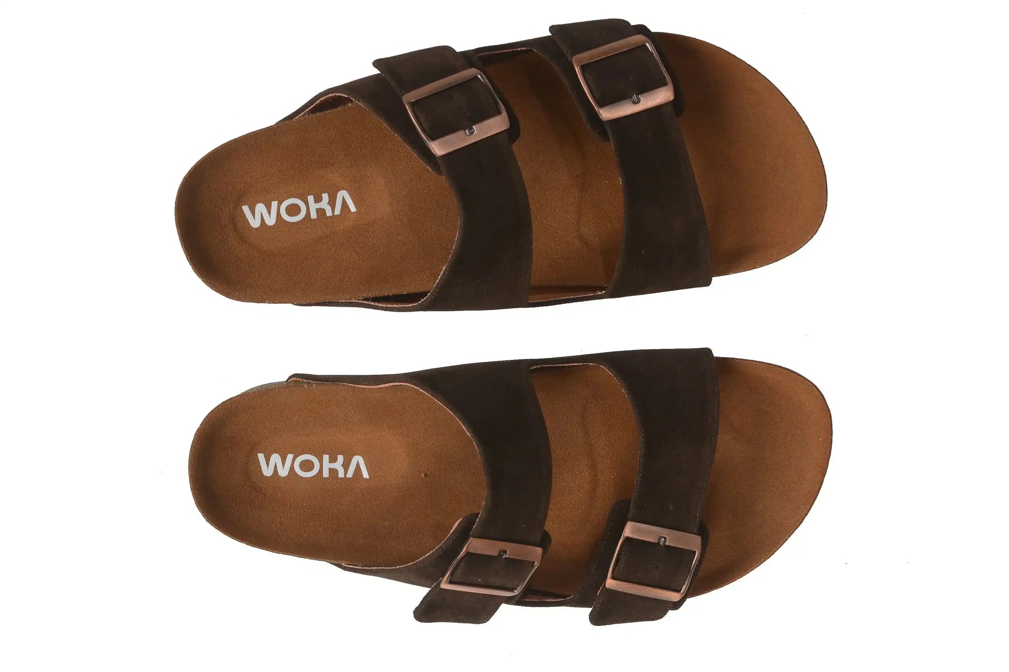 Moreno double strap brown - WOKA