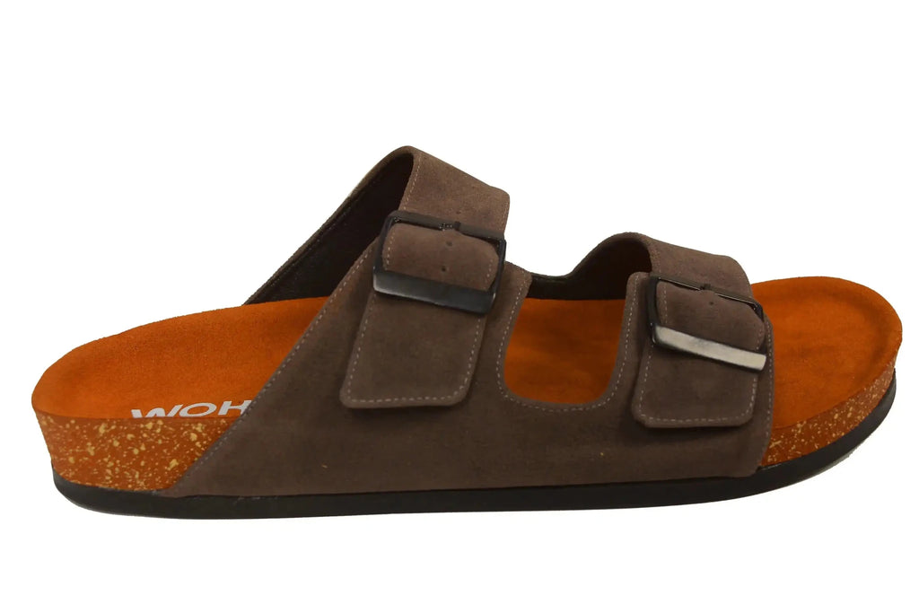 Moreno double strap Dark Gray - WOKA