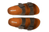 Moreno double strap Dark Gray - WOKA