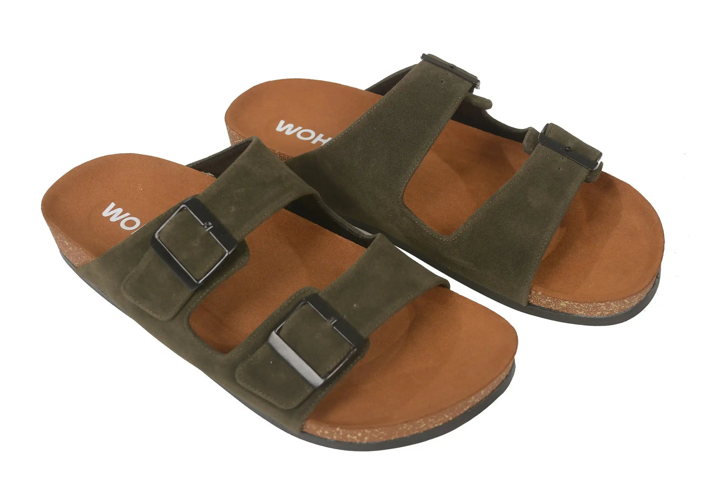 Moreno double strap Olive - WOKA