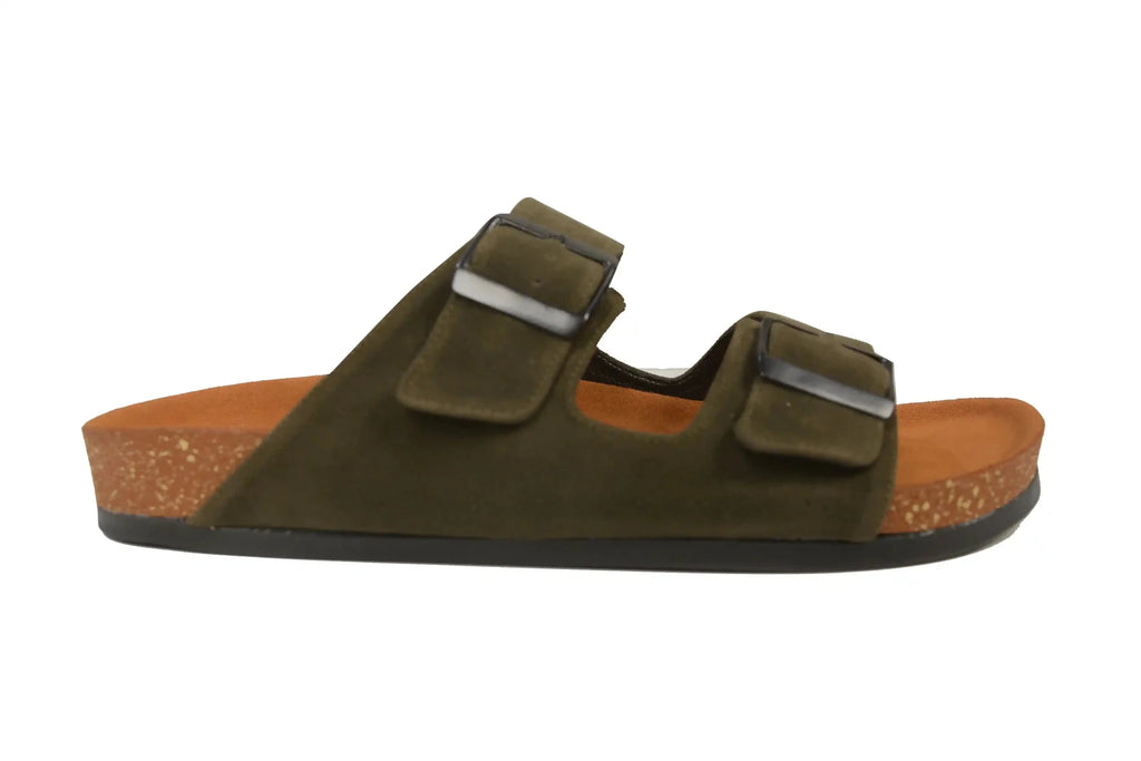 Moreno double strap Olive - WOKA