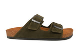 Moreno double strap Olive - WOKA