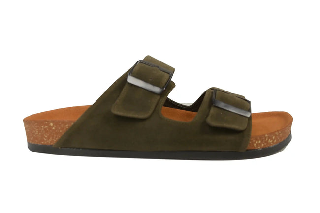 Moreno double strap Olive - WOKA Hover Image