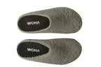 Velvy fur clogs Gray - WOKA