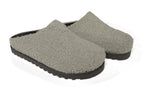 Velvy fur clogs Gray - WOKA